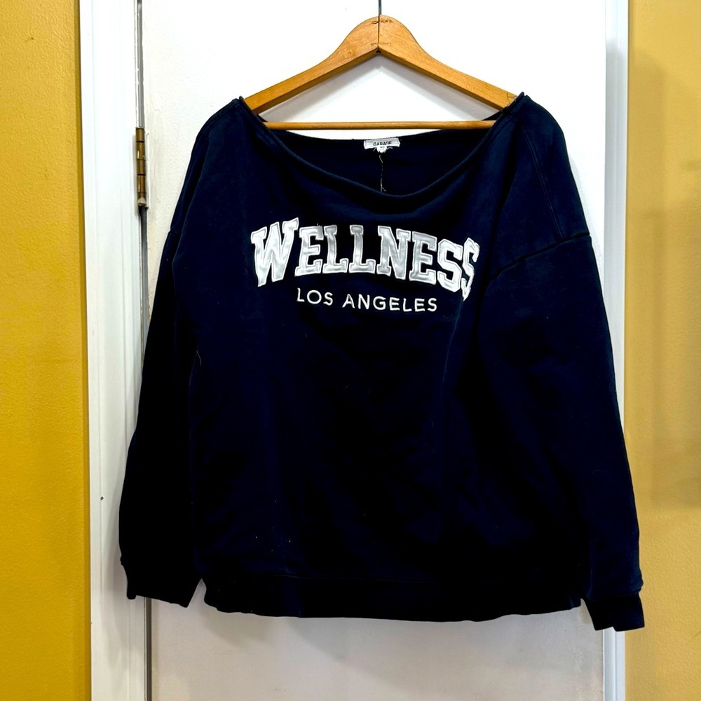Wellness Los Angeles Navy Sweatshirt! NWOT